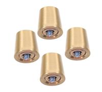 Uonlytech 4 Piezas Almohadillas de Base para Lámpara de Metal de Cobre Soportes Cónicos DIY para Base de Lámpara de Mesa Elevadores Estables y Elegantes