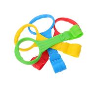 Uonlytech 4 piezas Anillas para Cunas Infantiles Agarraderas para Bebés para Aprender Ponerse de Mangos de Seguridad para Barandas y Parques de Ayuda para Desarrollo y Equilibrio