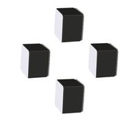 Uonlytech 4 Piezas Estera del Piso del Aparato electrodoméstico de los Muebles elevadores de Cama Muebles del hogar casa House Alfombrillas de sofá Cojines de sofá Acero Carbono Black