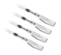 Uonlytech 4 Piezas Plumillas de Caligrafía Tipo Pluma Pincel de Nylon Recargables para Acuarela Escritura Dibujo Escolar