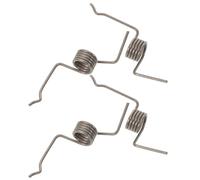 Uonlytech 4 Piezas Resorte Rendimiento Inoxidable para Refrigerador de Puerta de Acero Estable y Durabilidad Prolongada Color Plata para Congelador y Puerta de Nevera