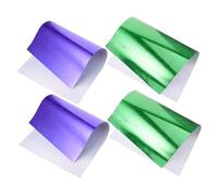 Uonlytech 4 Piezas Vinilo de Transferencia Térmica Luminiscente para Sublimación Material Imprimible Verde y Azul para Camisetas y Proyectos DIY Resistente y Cómodo