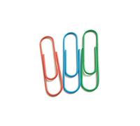 Uonlytech 40 Piezas Clips Jumbo Mezclados Sujetapapeles de Metal Recubiertos para Oficina y Escuela Clasificación de Color Aleatorio Color Aleatorio