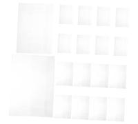 Uonlytech 40 Piezas Funda Transparente para Libros y Protector de y Cuadernos Plástica Resistente para Planificadores Textos y Tareas Escolares