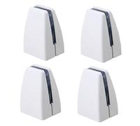 Uonlytech 4piezas Abrazaderas Para Mampara De Mesa Fabricadas Plástico Para Oficinas y