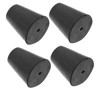 Uonlytech 4piezas Almohadillas para Altavoces De Goma Absorción De Vibraciones Parachoques para Pies para Muebles De Altavoz Salas De Alta Fidelidad