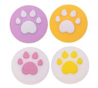 Uonlytech 4piezas Funda De Joystick Para Tapa De Balancín De Silicona Diseño De De Gato Protección y Comodidad