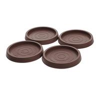 Uonlytech 4piezas Posavasos Redondos De Goma Topes Antideslizantes para Muebles Copas para Ruedas