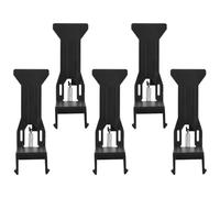 Uonlytech 5 Clips Aplicables para Caja Registradora, Pinzas Metálicas para Billetes, Organizador de Divisas Compacto y Resistente, Porta Dinero para Cajón en Comercios Pequeños