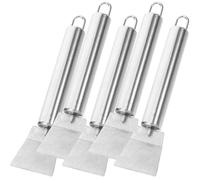 Uonlytech 5 Palas Multifuncionales de Acero Inoxidable para Descongelar y Limpiar Hielo en Refrigeradores y Campanas Extractoras, Raspador de Hielo para Cocina, Herramienta Práctica