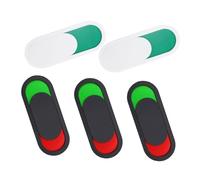 Uonlytech 5 piezas Placas de Estado de Puerta de Privacidad de Vacante y Ocupado Señal Autoadhesiva para Oficina Baño y Conferencias Colores Brillantes Instalación y Limpieza