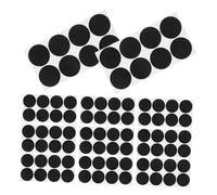 Uonlytech 50 hojas Etiquetas Adhesivas Circulares Negras de Stickers Escritos y Autoadhesivos para Organización Oficina Aula Identificación y Minimalista