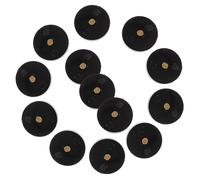 Uonlytech 50 Piezas Unidades Cierres de Broches de Solapa de Plástico Negro Cierre Seguro y Multipropósito para Sujetar Insignias y Alfileres con Firme Agarre Compatible con Alfileres de