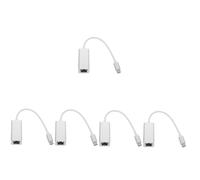 Uonlytech 5piezas Adaptador USB Ethernet Gigabit Type-c Conversor Mbps Compatible Portátiles y Pcs Fácil De Usar Necesidad De Controladores
