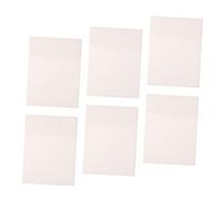 Uonlytech 6 Piezas Notas Adhesivas Transparentes Notas Autoadhesivas Claras de Memo Pads Resistentes para Oficina y Escuela