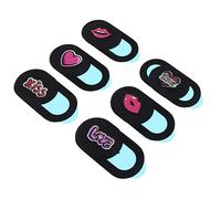 Uonlytech 6 Piezas Protectores Deslizantes para Cámara de Portátil con Diseño Corazón de Privacidad para Laptop y Tablet Bloqueo Práctico y Hacking y