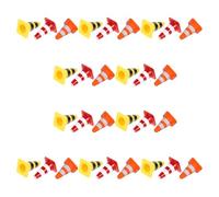 Uonlytech 60 Piezas Juguetes Señales Tráfico Mini Conos De Seguridad Plásticos Educativo para Desarrollo Social Y Coordinación