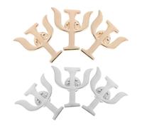 Uonlytech 6piezas Alfileres de Aleación Vintage con Símbolo Psi Pines Decorativos para Psicólogos Médicos y Enfermeros Dorados y Plateados Pines de Solapa Seguros para Ropa y Accesorios