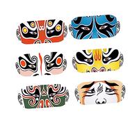 Uonlytech 6piezas Cubierta Protectora Cámara para Tableta y Portátil Deslizador De Bloqueo De Privacidad Patrón De Maquillaje De Ópera Cubierta Adhesiva para Cámara Web