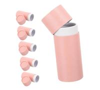 Uonlytech 6piezas Tubos De Papel Vacíos Contenedores Redondos De Cartón Para Aceites Esenciales Cajas Con Tapa Para Cosméticos Manualidades Embalaje De Obsequio Para Botellas