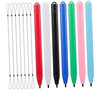 Uonlytech 7piezas Lápices Táctiles para Tableta Gráfica LCD con Correa Lápiz para Pantallas Táctiles Lápiz para Pizarra Blanca para Dibujo Tableta De Escritura