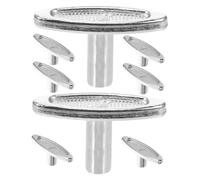 Uonlytech 8 Piezas Kit para Caja de Música DIY Mecanismo de Cuerda con Llave y Mando Accesorios Versátiles para Proyectos Musicales y Relojes Fácil Manejo Color Plateado Llave