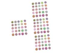 Uonlytech 8juegos Pegatinas De Mandala Decorativas De Stickers Autoadhesivos para Notebooks Equipaje Botellas para Personalizar Tu Estilo y Alegrar Tu Espacio