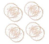 Uonlytech 8piezas Accesorios Fotográficos Decorativos De Perlas para Joyería y Arte De Uñas Soporte para Fondos De Fotografía Decoración Elegante y Delicada