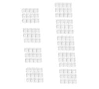 Uonlytech 9 Series Caja De Almacenamiento Cuadrada Transparente Para Bodas Fiestas Organizador De Dulces Contenedor Para Bebés Golosinas En Forma De Cubo Organizador 12 piezas x 9