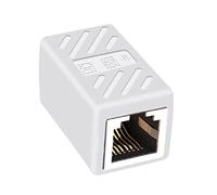 Uonlytech Acoplador Cat5e Cable Ethernet Línea 5 Unidades Adaptador De Acoplamiento