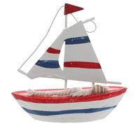 Uonlytech Adorno de Barco de Mesa Modelo de Barco pequeño Modelo de Mini clásico de Madera Alto Red