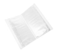 Uonlytech Álbum de Almacenamiento para Tarjetas y Billetes de Avión E Tamaño Mediano PP Transparente Multiusos Organización para Coleccionistas y Amantes de Postales Entradas y Recuerdos