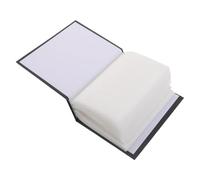 Uonlytech Álbum de Fotos Negro de 100 Ranuras, Álbum Plegable de Recortes con Hojas Protectoras de Calidad Archivo, Libro Ilustrado para Fotos Escolares, Bodas y Momentos Familiares