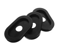 Uonlytech Almohadillas Amortiguadoras de Vibraciones para Equipos de Fitness 3 Piezas, Base Antideslizante de Plástico 80x137 Mm, Colchonetas Protectoras para Máquinas de Ejercicio