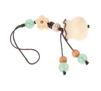 Uonlytech Amuleto De Suerte Feng Shui De Bodhi Natural Colgante Decorativo Para Llaves Mochilas y Teléfonos Adorno De Riqueza y Prosperidad Para y Familia