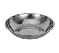 Uonlytech Bandeja de Báscula Cuenco de Pesaje Portátil Preciso 25 Cm de Acero Inoxidable Herramienta de Medición Doméstica Práctica para Balanza Digital de Cocina para Alimentos