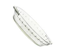 Uonlytech Bandeja de Hornear de Vidrio Templado Resistente al Calor para Microondas Plato para Servir y Cocinar Pescado Cocina Práctica y Fácil Limpieza