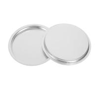 Uonlytech Bandejas de Pesaje de Metal para Báscula 2 Piezas Platos Pequeños Reemplazo para Básculas Digitales Uso en Joyería