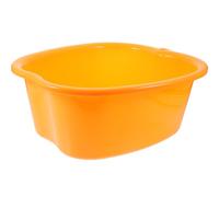 Uonlytech Bañera para Pies de Puntos para Masaje y Alivio de Fatiga, Fabricada en Material Duradero, Adecuado para Spa, Pedicura y Remojo en Casa o Exterior, Color Naranja