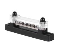 Uonlytech Barra 150a 6 de Colectora y Cubierta Terminales Cobre con Transparente, Distribución de Energía para Aplicaciones Marinas y Vehículos Recreativos