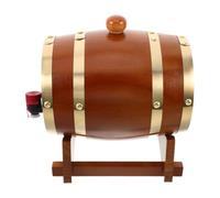 Uonlytech Barrica de Roble de 5,7 de Madera con Soporte y Grifo