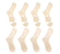 Uonlytech Bloqueadores de Calcetines de Madera 4 Pares para Exhibición y Organización para Tejer a Mano de Moldes Ajustables en Proyectos DIY de Calcetines de Punto