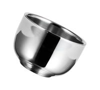 Uonlytech Bol de Afeitar de Acero Inoxidable para Hombres, Cuenco para Hacer Espuma Resistente, Herramienta Práctica para Uso Diario y Viaje
