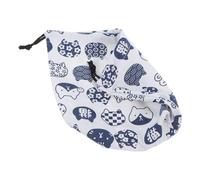 Uonlytech Bolsa de Bento Japonesa de Algodón y Lino con Cordón Ajustable, Ligera y Conveniente para Llevar al Trabajo U Oficina Estilo Japonés