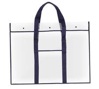 Uonlytech Bolsa Grande para Guardar Pósteres Estuche Portafolios Arte Resistente Exterior PVC Fácil Transportar Organizador Carteles