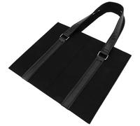 Uonlytech Bolsa para Botellas de Vino de Fieltro Negro Porta 2 Botellas con Asa Resistente Protector Antichoque y Plegable Adecuado para Transporte Seguro en Fiestas y Regalos