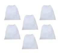 Uonlytech Bolsa Recolectora de Polvo para Aspiradora de Uñas 6 Unidades de Tela No Tejida Blanca Compatible Colectores de Polvo para Manicura Adecuado para Salón de Uñas y Decoración