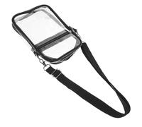 Uonlytech Bolsos Bandolera Transparente de Moda Mini Bolso Cruzado para Mujer y Niña Negro para Fiesta y Noche Out