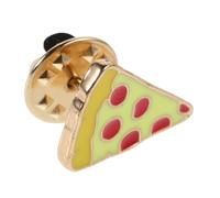 Uonlytech Broche de Pizza Esmaltado Divertido Pin de Solapa de Aleación para Mujer Accesorio para Ropa Fiesta Casual Tamaño Pequeño Colorido
