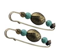 Uonlytech Broche Retro Grande para Mujer 2 Piezas Clips para Suéter y Chal Pin Decorativo de Cuentas para Ropa Accesorio Versátil para Cárdigan y Cuello Adecuado para Ocasiones Casuales